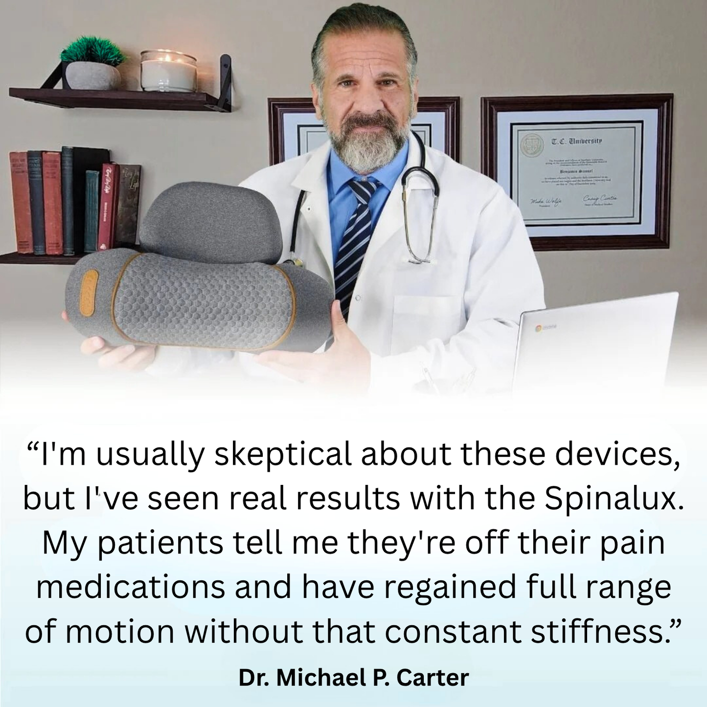 Spinalux™ Therapy Pillow