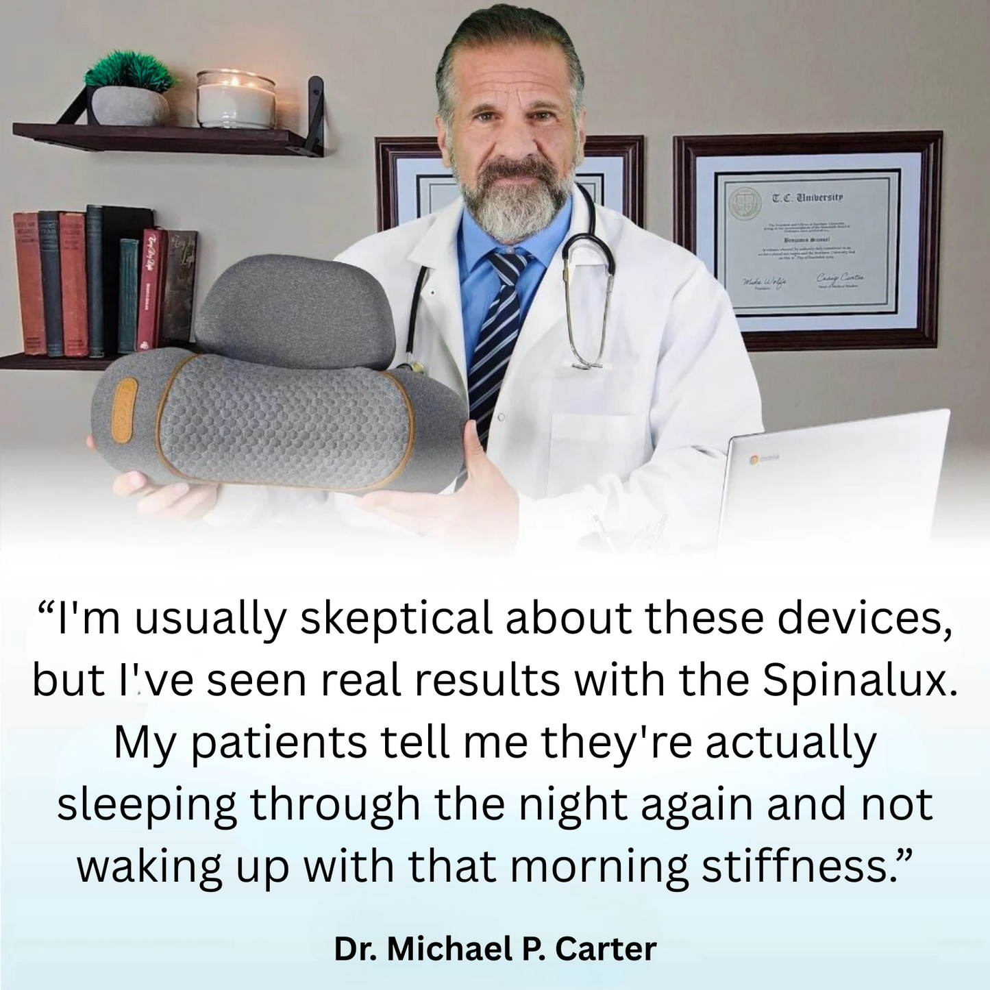 Spinalux™ Therapy Pillow